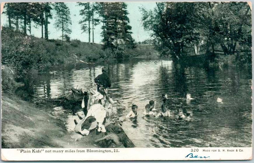 'Plain kids' not many miles from Bloomington, Ill («Обычные дети» недалеко от Блумингтона, штат Иллинойс), 1910s