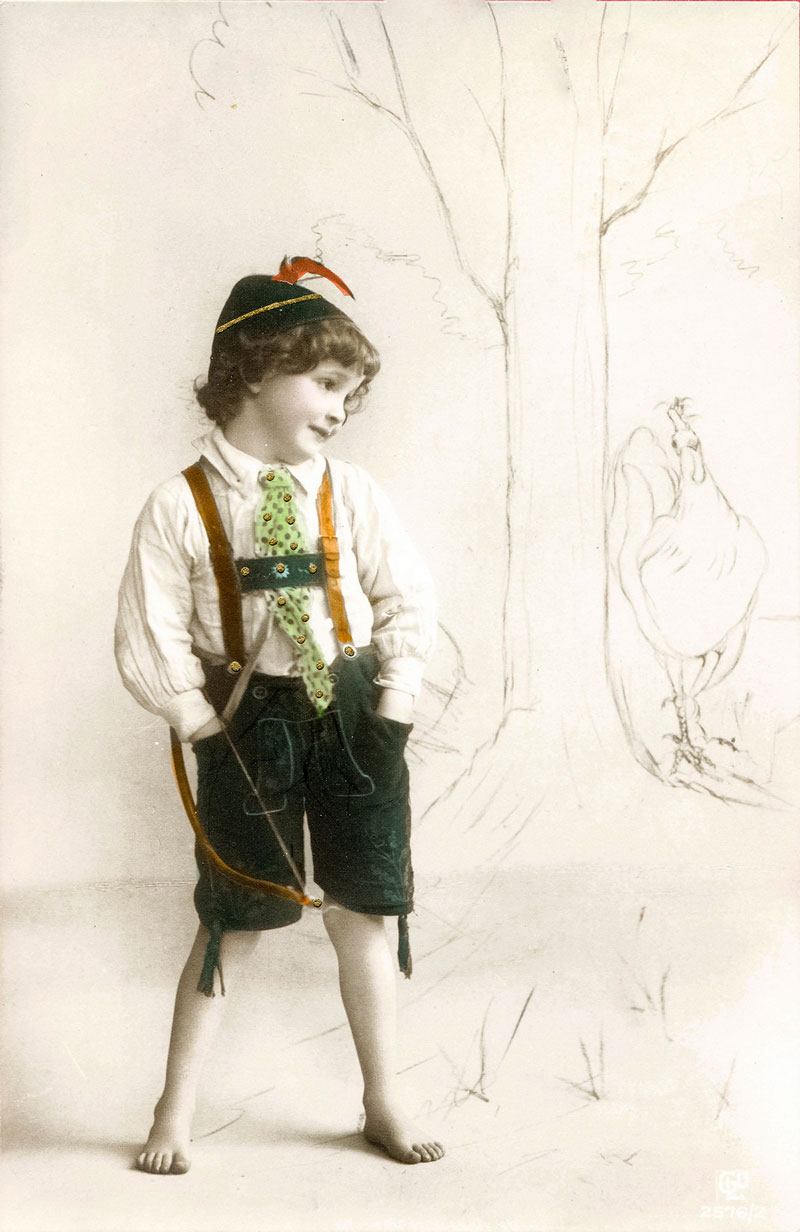 Ein kecker Bub (Озорной мальчик), 1910