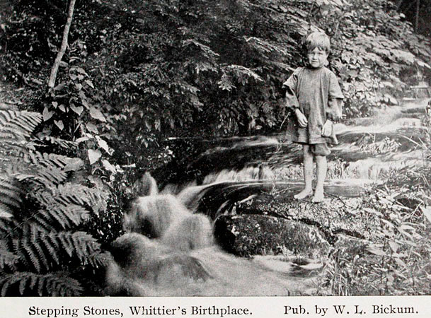 Stepping stones, Whittier's birthplace (Каменный переход, усадьба Уиттиера), early XX