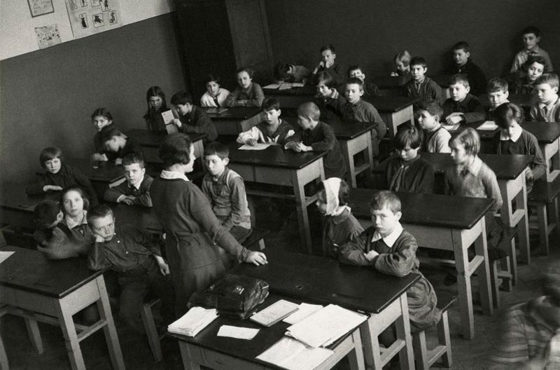 Занятия в школе (School lessons), 1933-1937