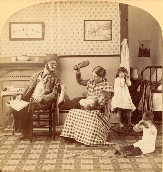 A spanking good time (Подходящее время для порки), 1891