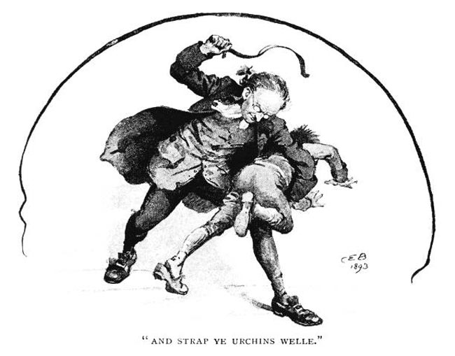 'And strap ye urchins welle' («И отстегайте своих сорванцов как следует»), 1893