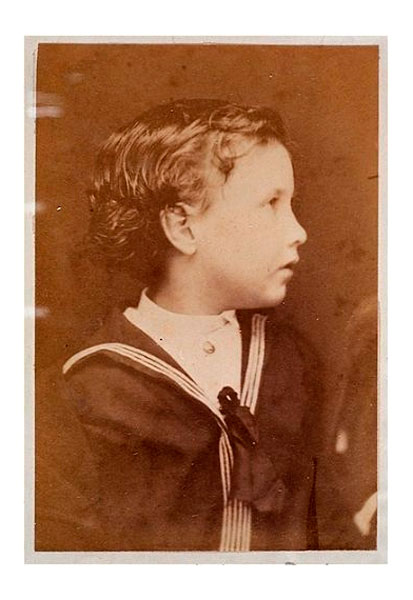 Portrait of a boy wearing a sailor suit (Портрет мальчика в матроске), 1870s