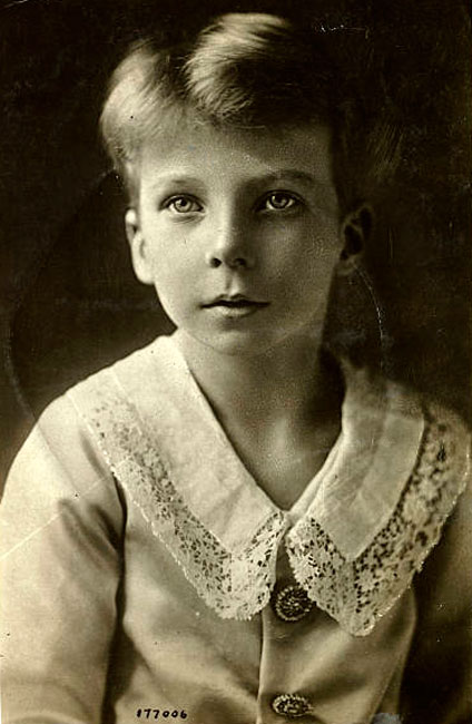 Portrait of Prince Charles of Belgium, younger son of King Albert I (Портрет Шарля, принца Бельгии, младшего сына короля Альберта I)