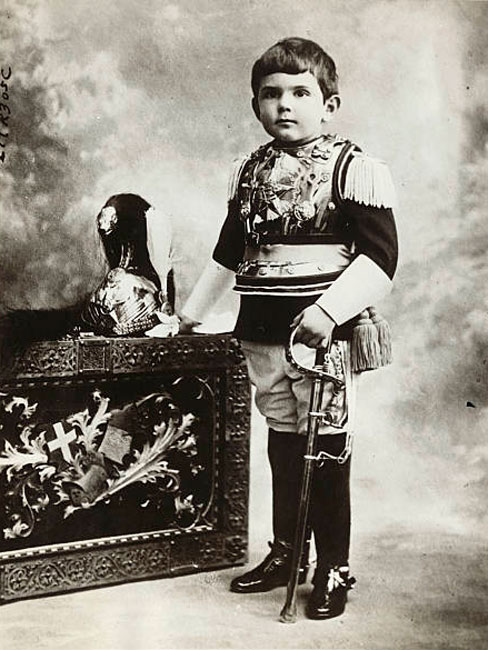 Young Prince Umberto in Military Uniform (Юный принц Умберто в военной форме), March 1, 1927