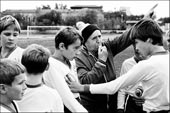 Young footballers