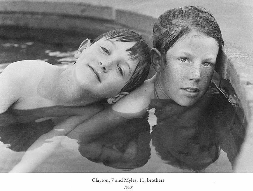 Clayton, 7 & Miles, 11, brothers (братья), 1997