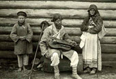 Belarusian beggar with lyre