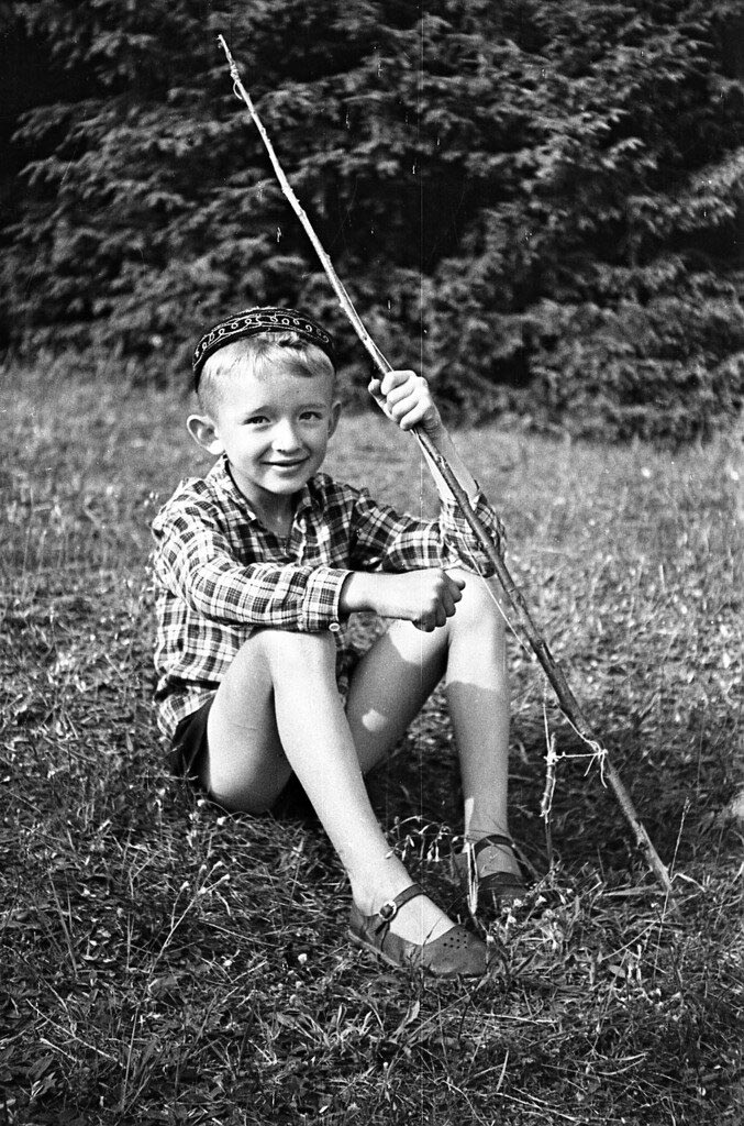 Мальчик с удочкой (A boy with fishing rod), 1960-1970-е