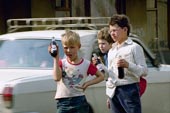 Students sell Pepsi to motorists