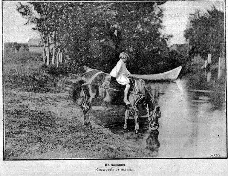 На водопое (at the watering place), 1890e