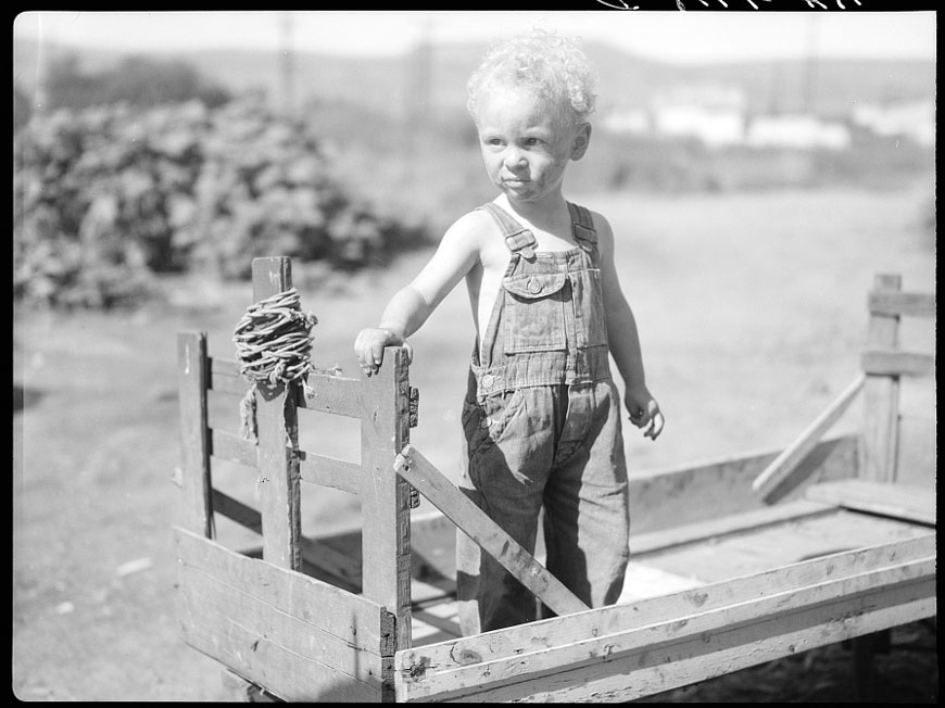 Child of migratory worker (Ребенок работника-мигранта), July 1936