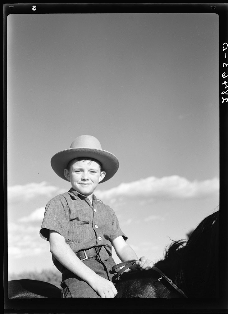 Son of a FSA (Farm Security Administration) client (Сын клиента FSA), October 1939