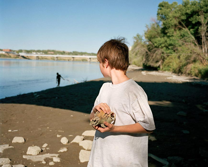 Ernie at Missouri River (Эрни у реки Миссури), 1996