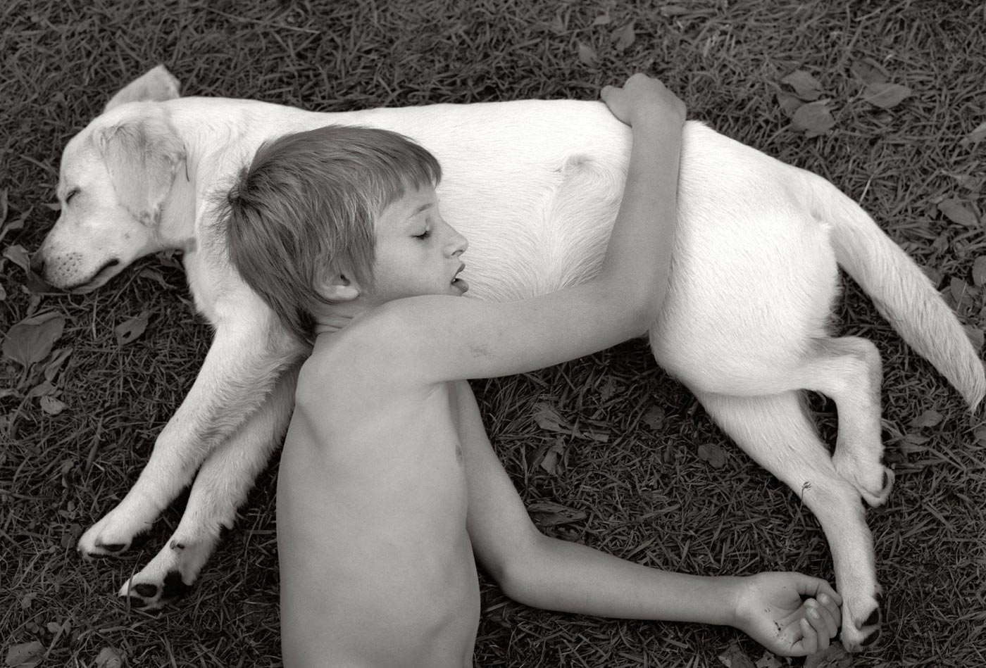 Sleeping Boy & Dog (Спящие мальчик и собака), 2000