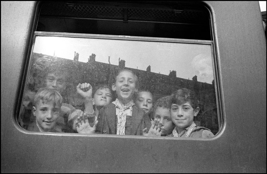 Children on a train (Дети в поезде), mid.1930s