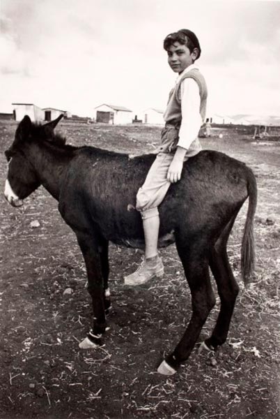 Boy on donkey (Мальчик на ослике), 1951