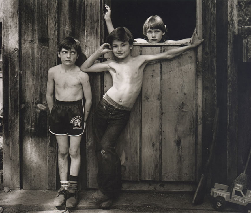 Pete, Mike and Christina; Nord California, 1987