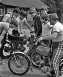 At the motorcycle section class