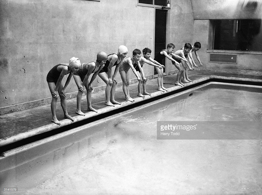 Swimming Lesson (Урок плавания), 19th November 1935