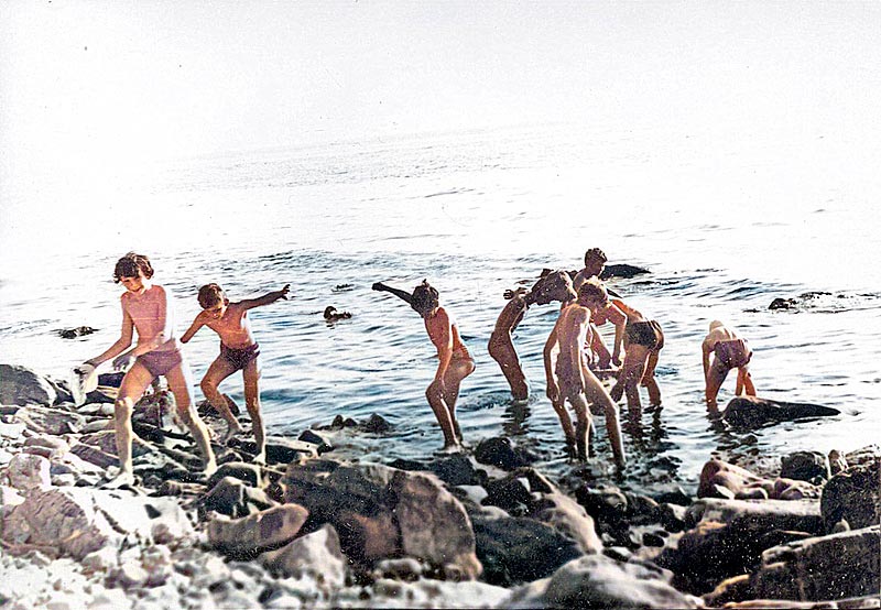 Участники детской экспедиции «Тропа» (Participants of the children's expedition 'Trail'), 1986