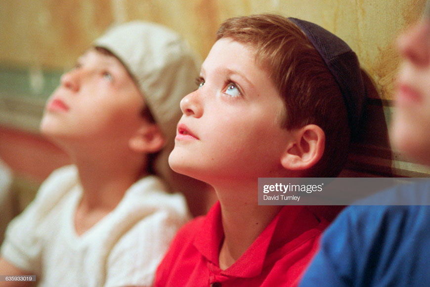 Boy Wearing a Yarmulke (Мальчик в ермолке), 1990s