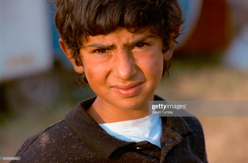 Young Refugee Gypsy Boy (Цыганёнок-беженец), 1993