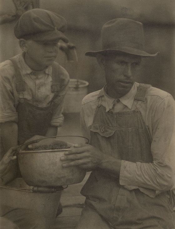 Father and Son with Harvested Berries (Отец и сын с собранными ягодами), before 1931