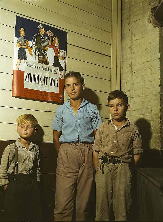 Rural school children (Сельские школьники), Apr.1943