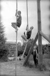 Climbing on a rope