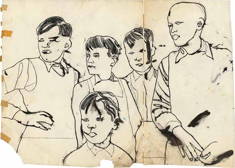 Untitled / Five Boys (Без названия / Пять мальчиков), c.1954