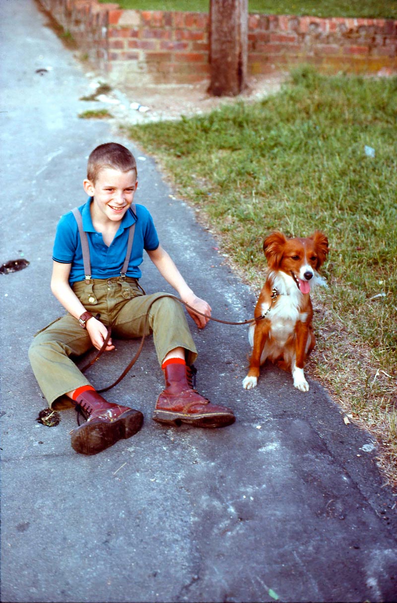 Neville with Dog (Невилл с собакой), early 1980s