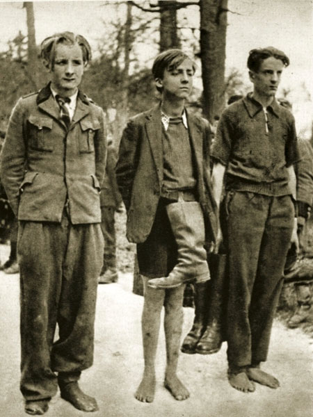 Three German boys (Три немецких мальчика), 1944-1945