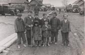 Soviet children in an occupied village