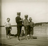 Kids on the pier