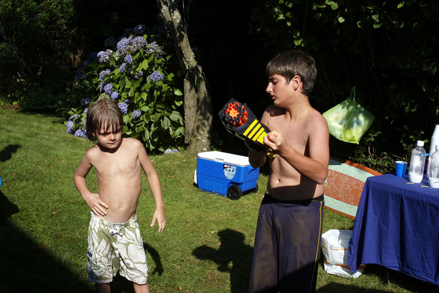 Michael and Alessandro, Montauk, New York