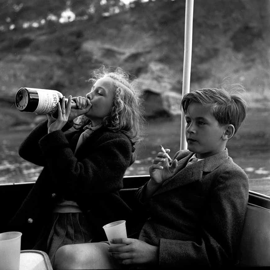 Princess Yvonne and Prince Alexander of Sayn-Wittgenstein-Sayn, 1955