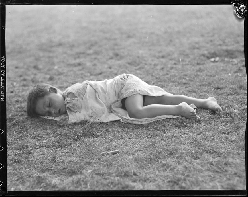 Boy sleeping on grass (Мальчик, спящий на траве), 1934-1956