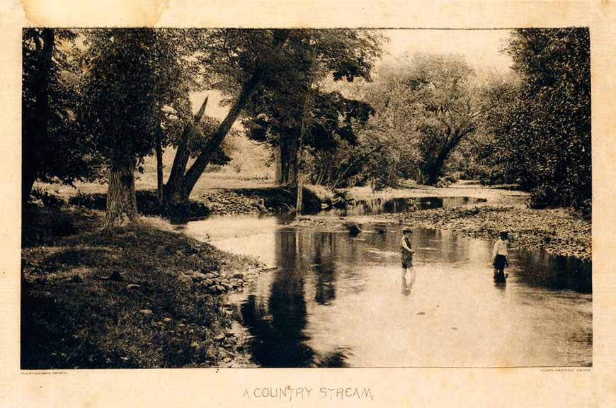 A Country Stream (Ручей за городом), 1880s