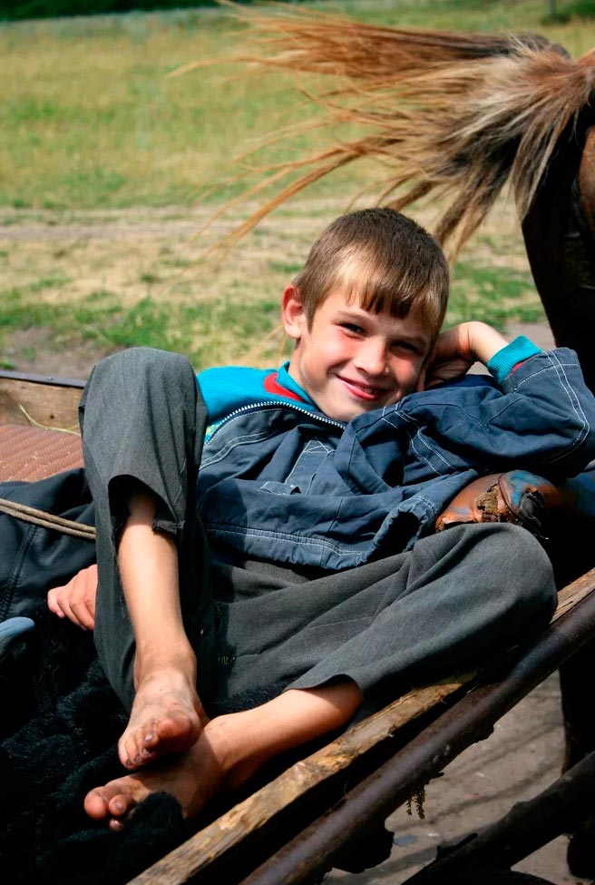 Вовка / деревенские дети (Vovka / village children), 2014