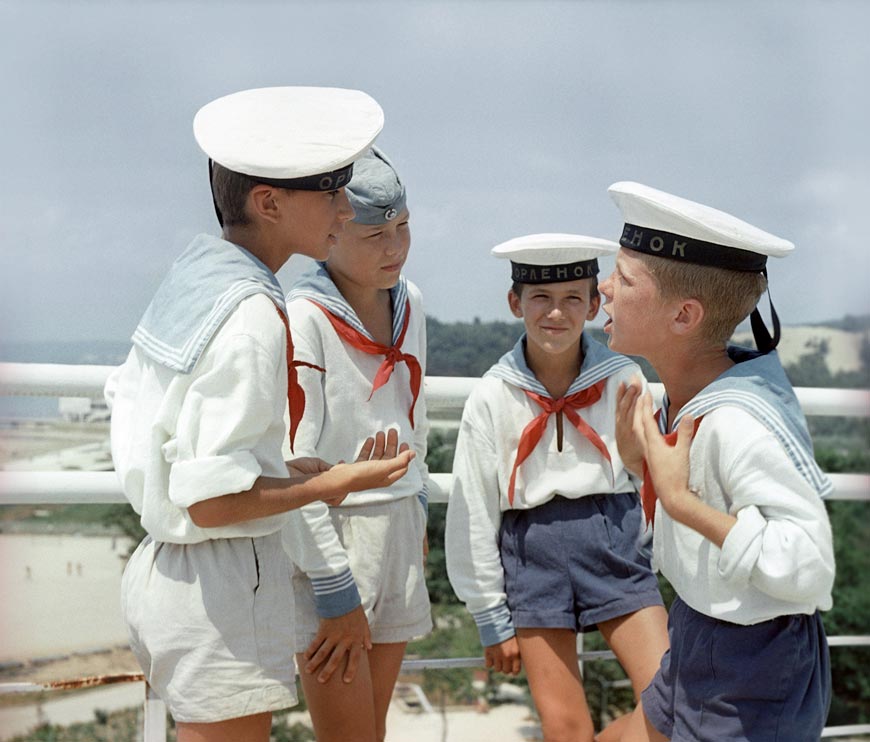 В пионерском лагере «Орлёнок» (In the pioneer camp "Orlenok"), 1970/1980-е