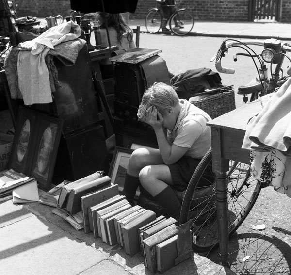 Portobello Road, 1950s London, Great Britain