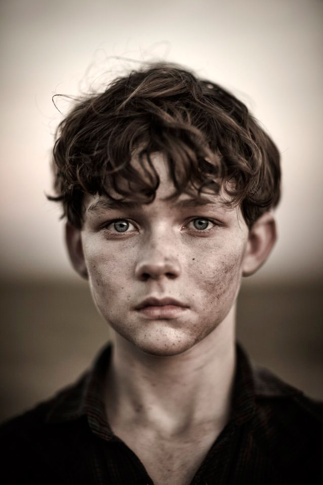 Levi Miller on the set of 'Red Dog-True Blue'