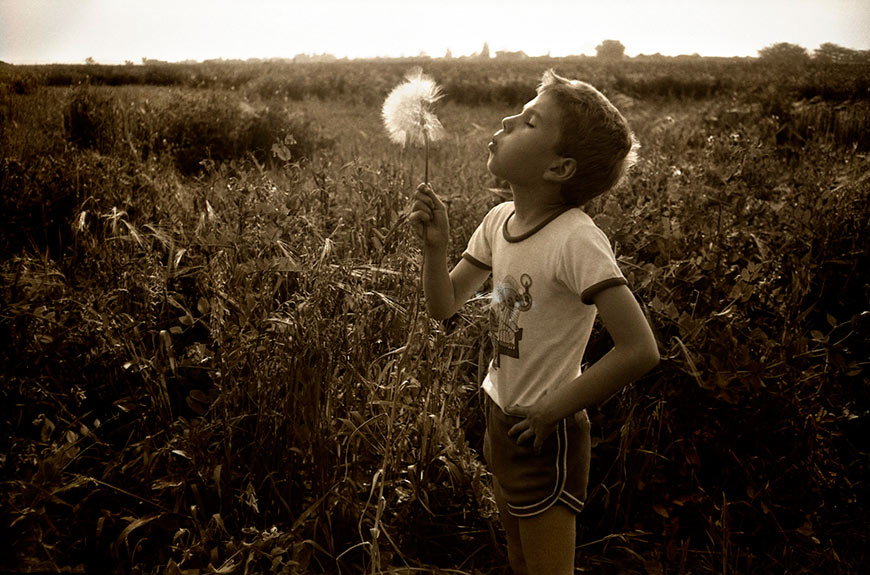 Андрюша с одуванчиком (Andrew with dandelion), 1980е