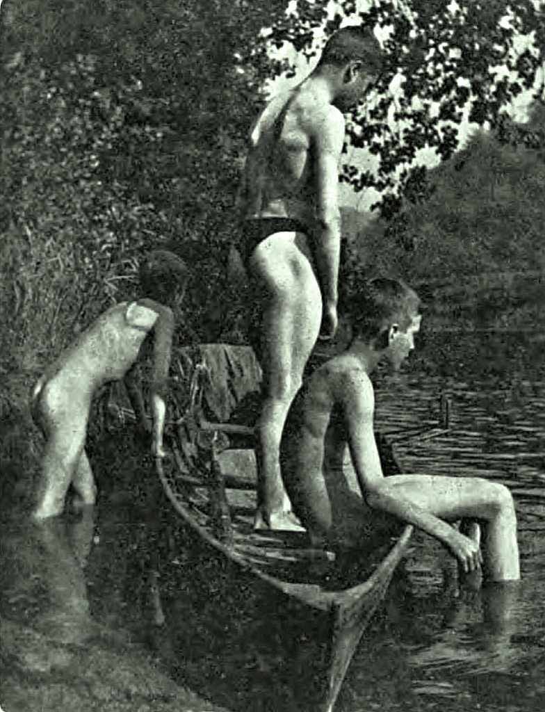 Three boys and a boat (Три мальчика и лодка), 1901