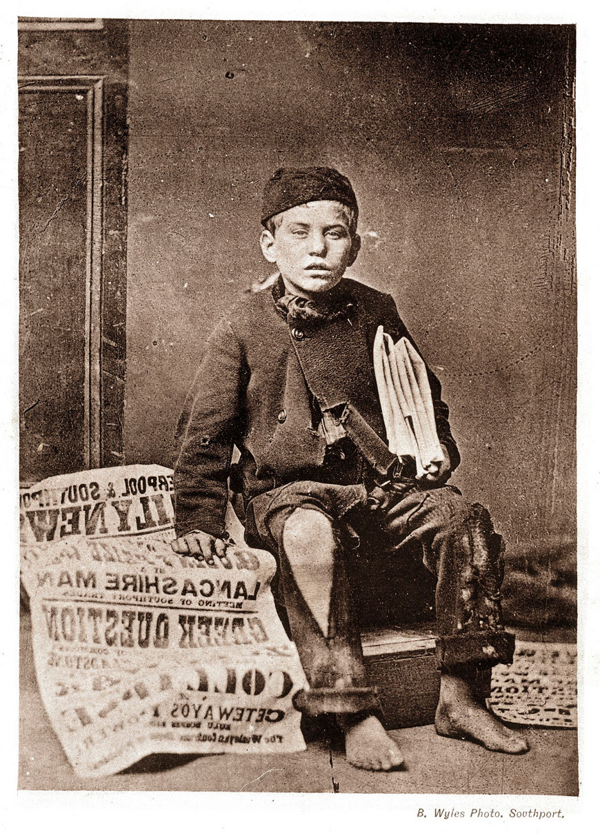 Newsboy (Газетчик), 1879