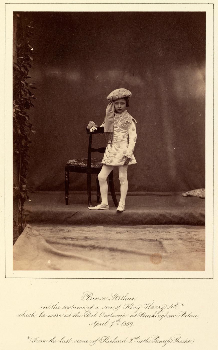 Prince Arthur (9), later Duke of Connaught (Принц Артур (9), герцог Коннаутский), c.1880 after an original of 7 Apr.1859