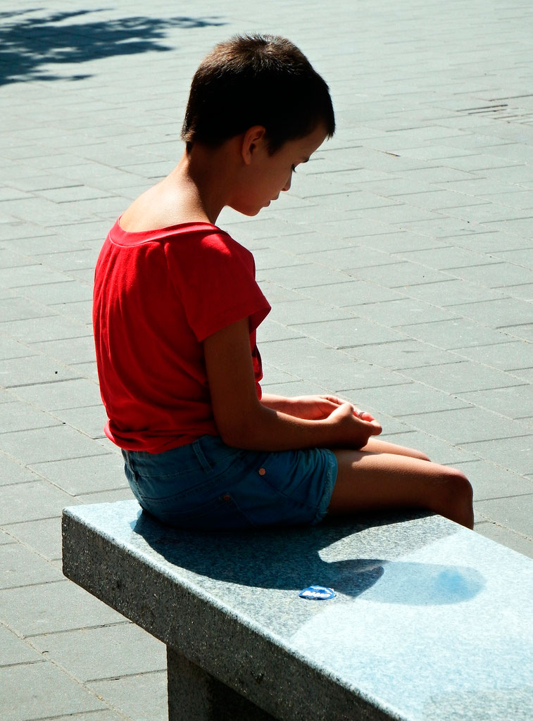 Sitting boy (Сидящий мальчик), 2014