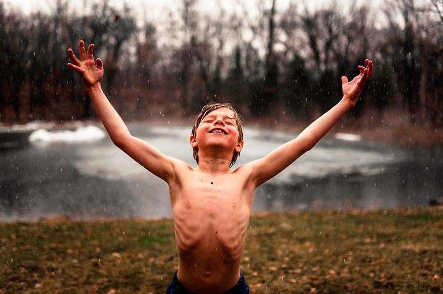 Spring rain, that wonderful feeling of fresh renewal (Весенний дождь - прекрасное ощущение свежего обновления), April 2019