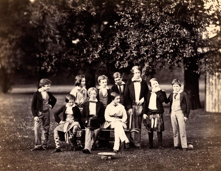 The Prince of Wales and Prince Alfred with their companions (Принц Уэльский и Принц Альфред со своими спутниками), June 1854